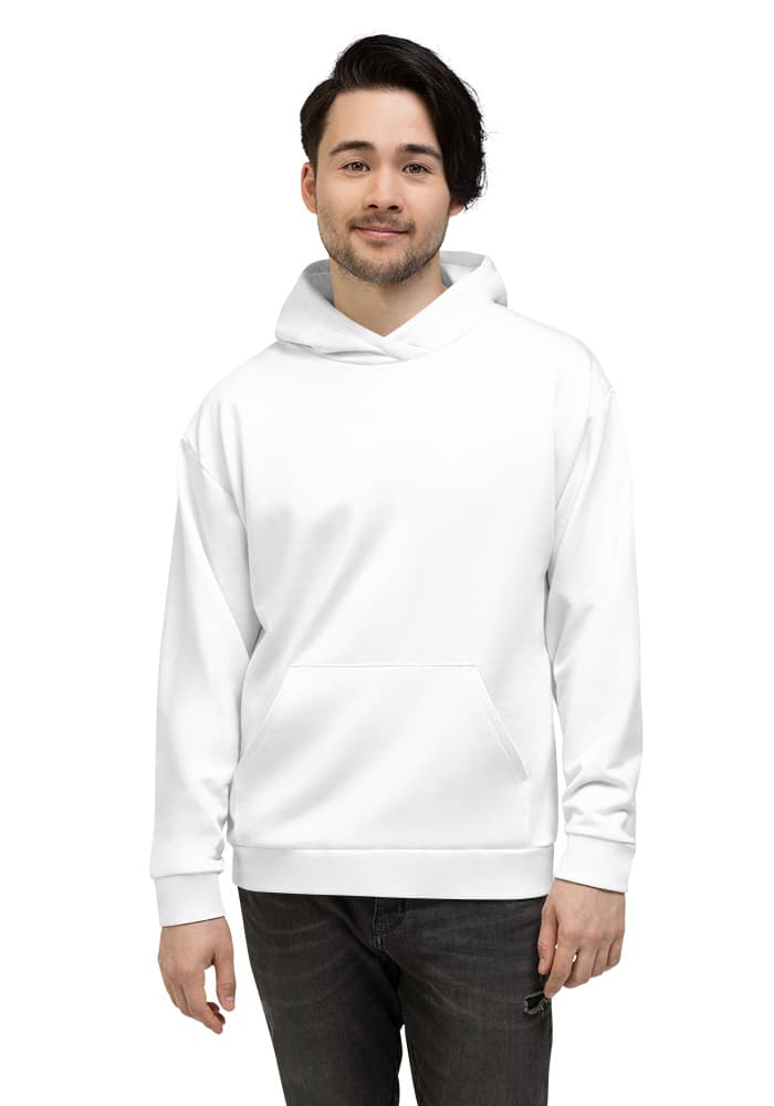 Freedom 50 Launch — Eagle Supreme — All-Over Print Recycled Unisex Hoodie — front view