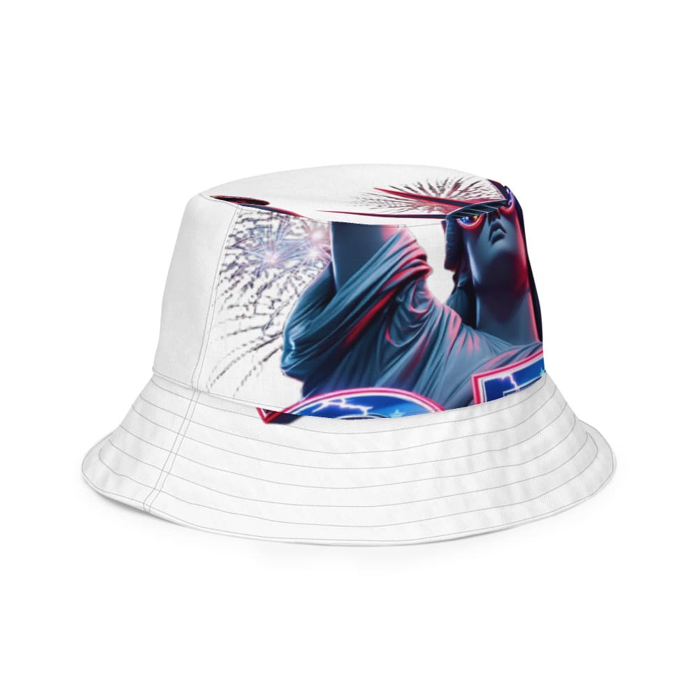 Freedom 50 Full Catalog — Freedom Legacy — All-Over Print Reversible Bucket Hat alt view