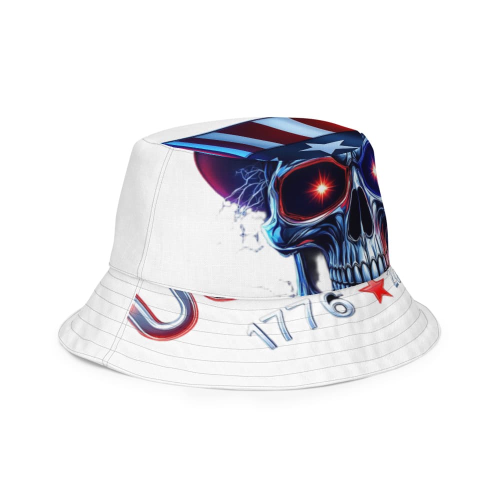 Freedom 50 Full Catalog — Uncle Sam Immortal — All-Over Print Reversible Bucket Hat alt view