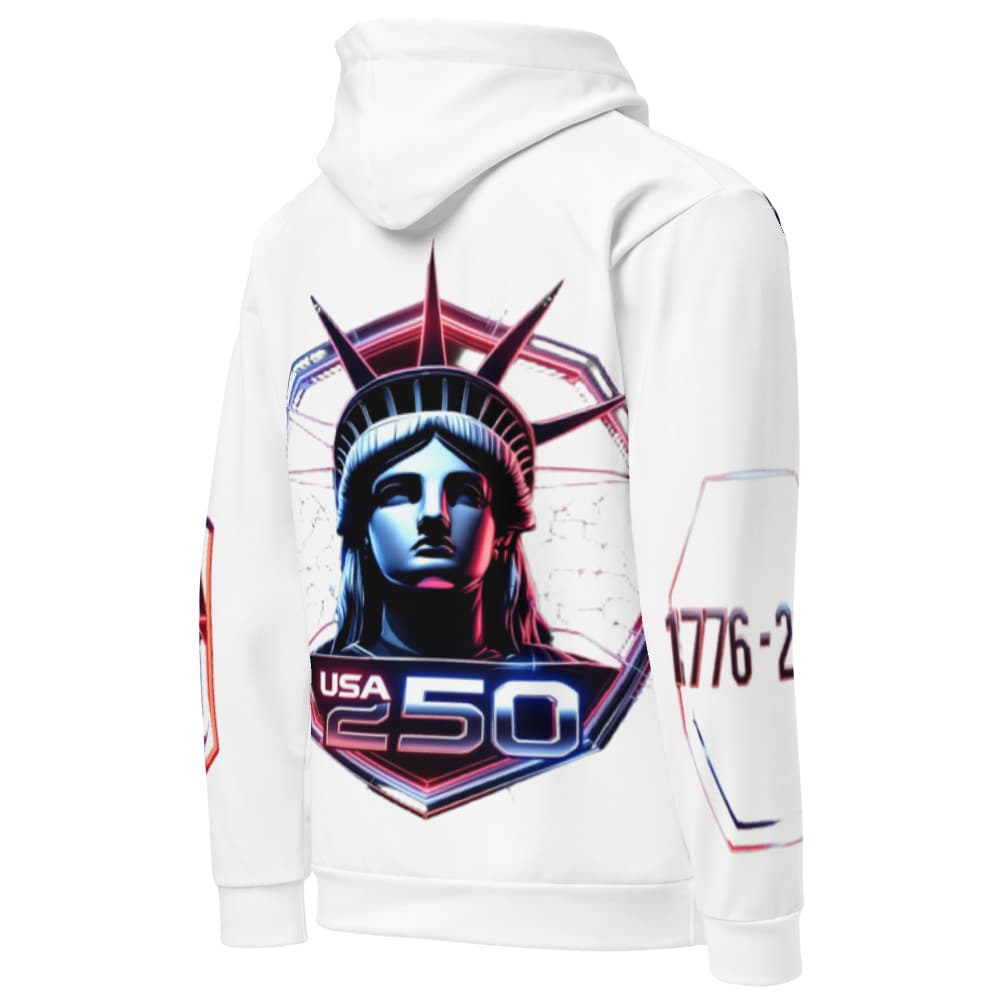 Freedom 50 Full Catalog — Freedom Legacy — All-Over Print Unisex Cotton Hoodie alt view