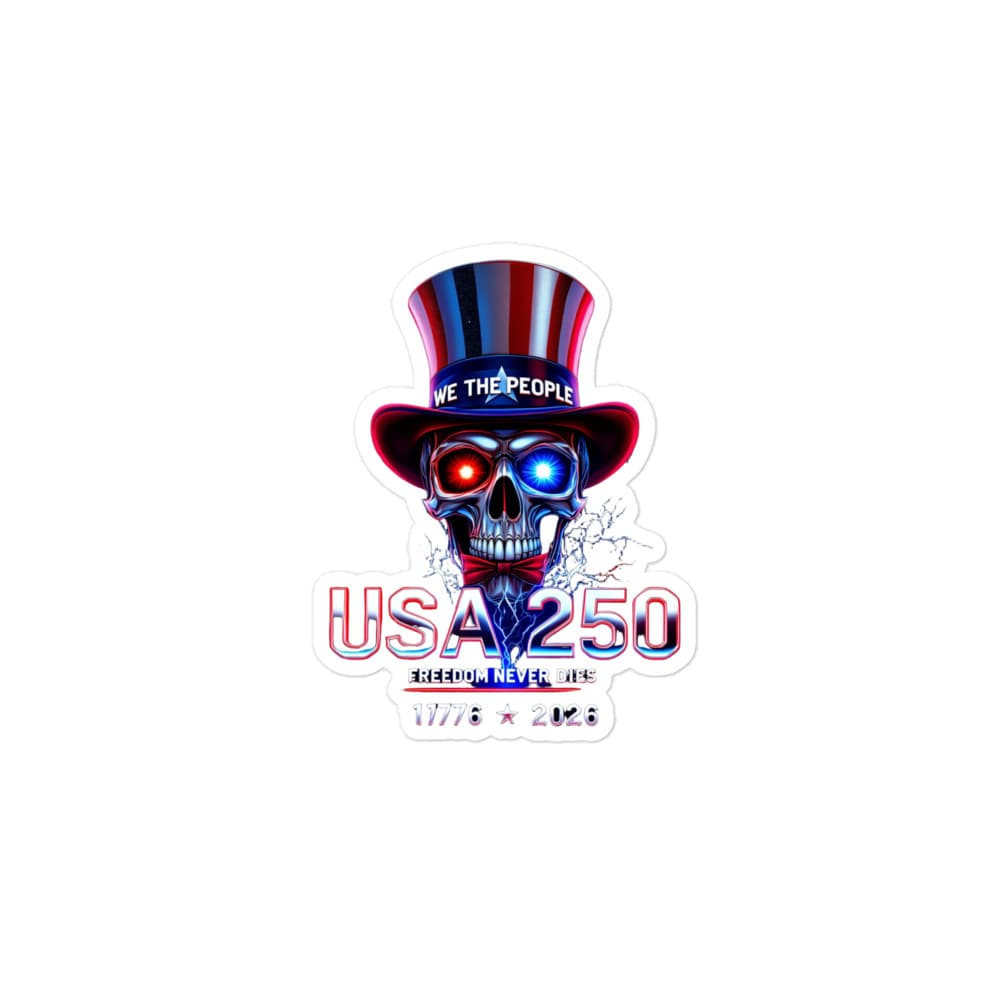 Freedom 50 Full Catalog — Uncle Sam Immortal — Die-Cut Stickers alt view