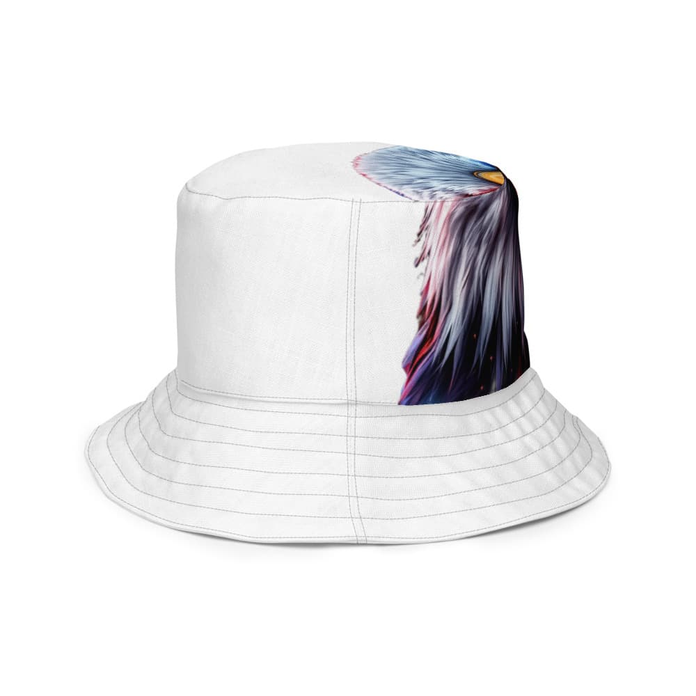 Freedom 50 Full Catalog — Eagle Supreme — All-Over Print Reversible Bucket Hat alt view