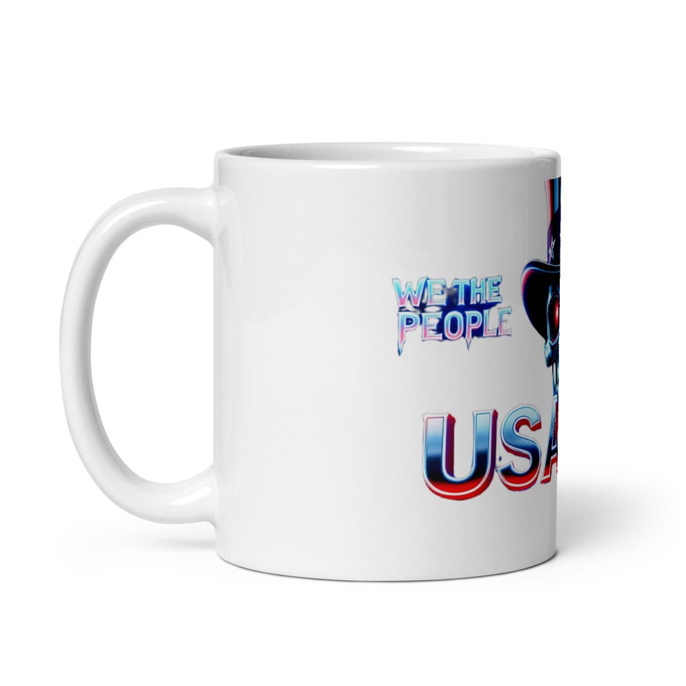 Freedom 50 Full Catalog — Uncle Sam Immortal — White Glossy Mug 11oz alt view
