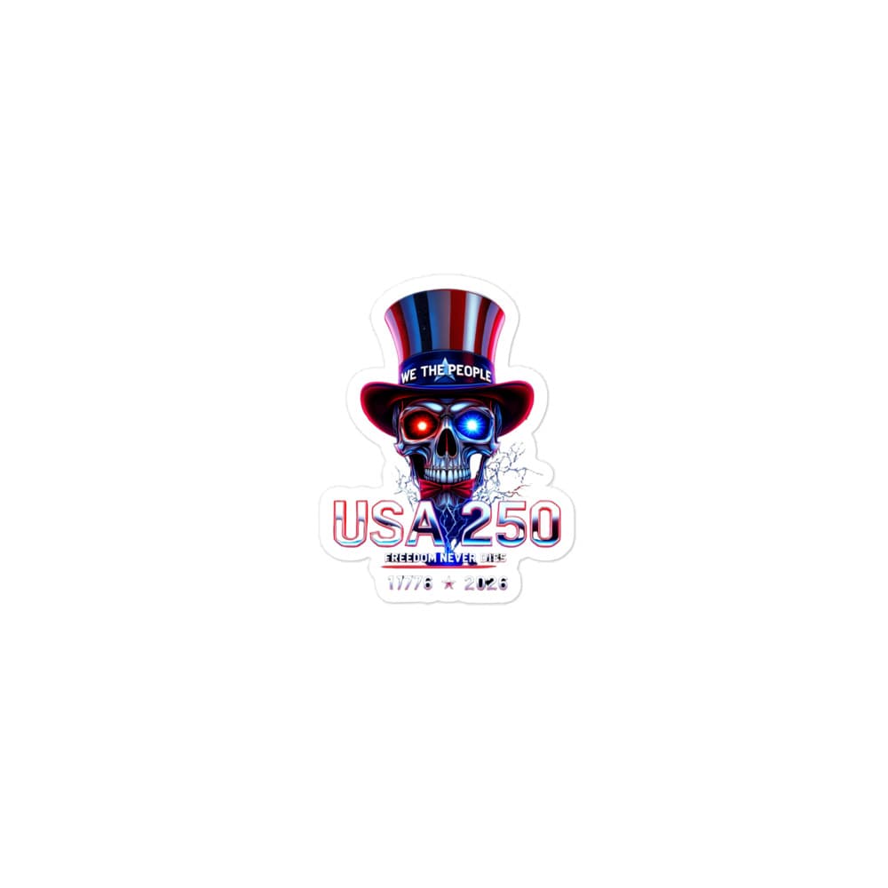 Freedom 50 Full Catalog — Uncle Sam Immortal — Die-Cut Stickers alt view