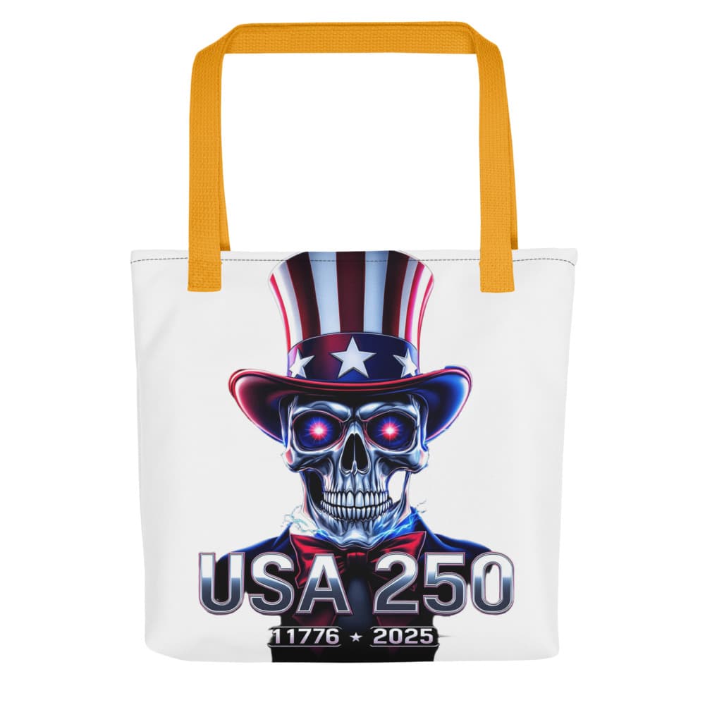 Freedom 50 Full Catalog — Uncle Sam Immortal — All-Over Print Tote Bag alt view