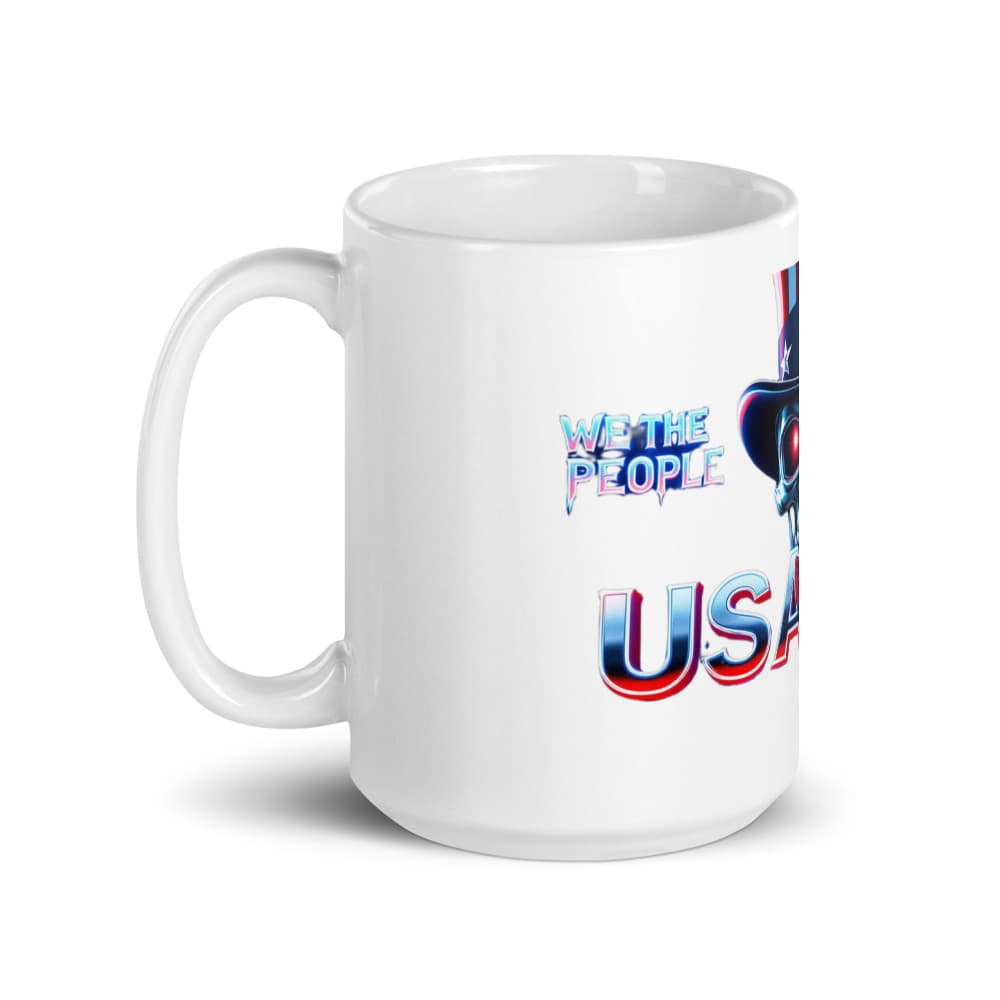 Freedom 50 Full Catalog — Uncle Sam Immortal — White Glossy Mug 11oz alt view