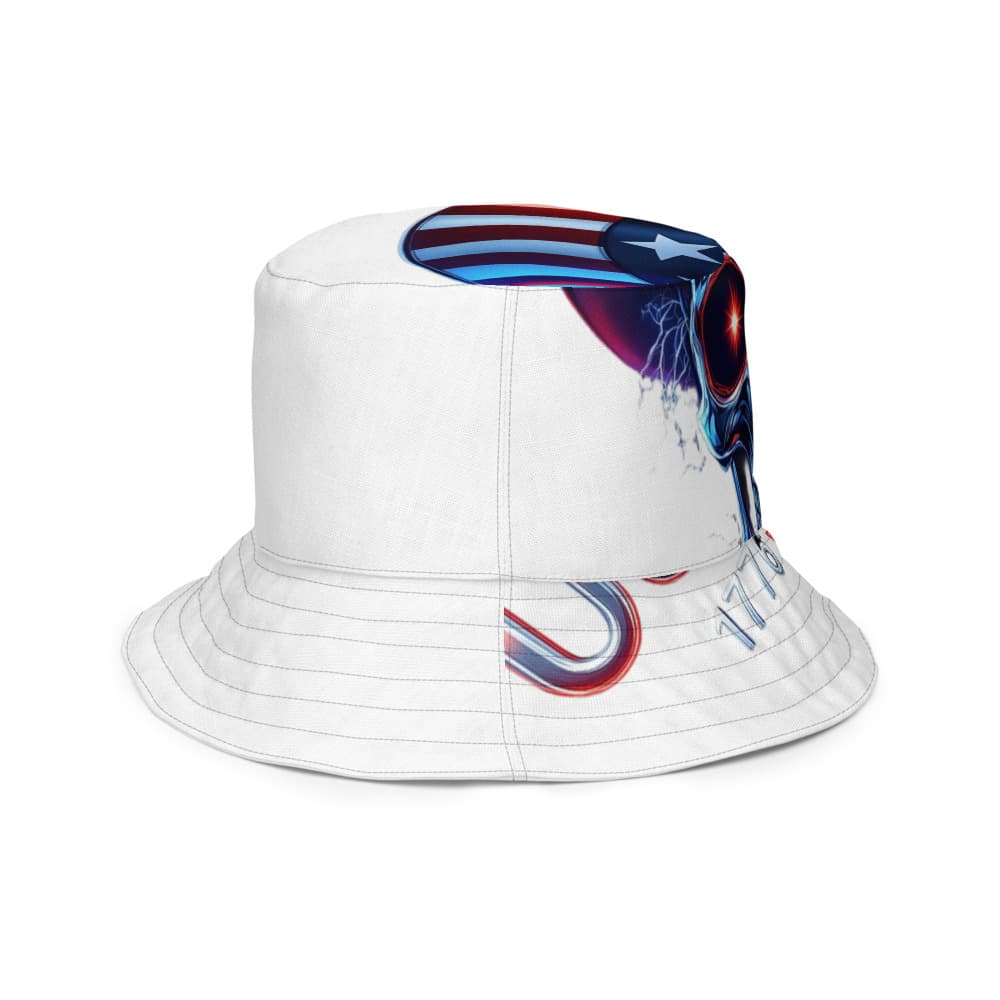 Freedom 50 Full Catalog — Uncle Sam Immortal — All-Over Print Reversible Bucket Hat alt view