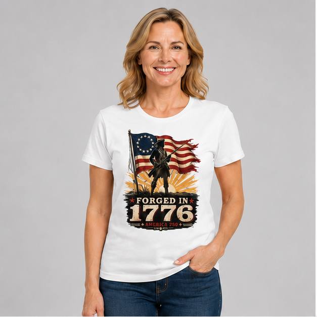 Forged in 1776 — America 250 Tee