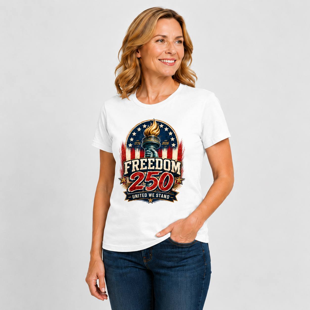 Freedom 250 — United We Stand Tee